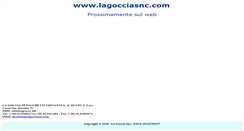 Desktop Screenshot of lagocciasnc.com